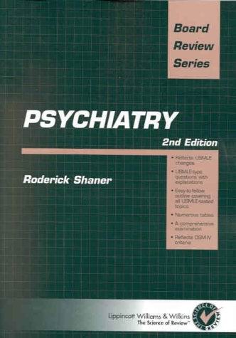 Psychiatry (Board Review Series) 2th