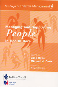 Managing and Supporting People in Health Care