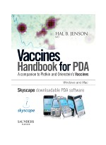 Vaccines Handbook for PDA - Skyscape software available for download to your mobile device: Amaray C