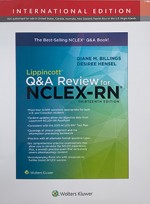 Lippincott Q&A Review for NCLEX-RN (Lippioncott's Review for Nclex-Rn) 13e