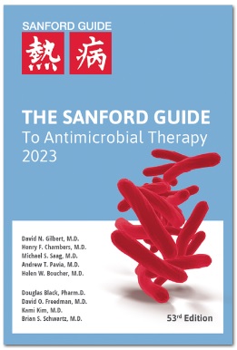 The Sanford Guide to Antimicrobial Therapy 2023 53e(Pocket Edition)