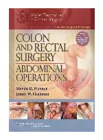 Colon and Rectal Surgery: Abdominal Operations   
